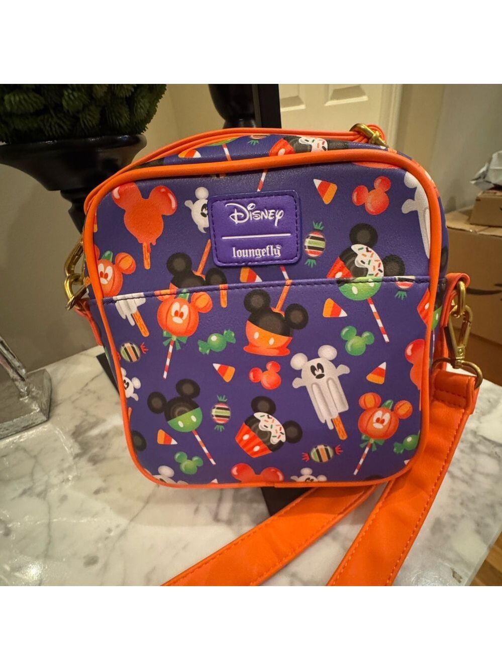 Loungefly - Mickey Mouse Halloween Treats Crossbody - EUC